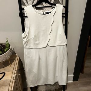 Nina Leonard - NWT - SZ: L White Dress